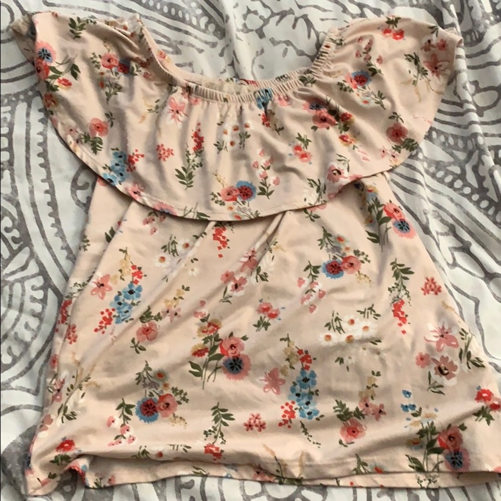 Girls floral dress top size 10